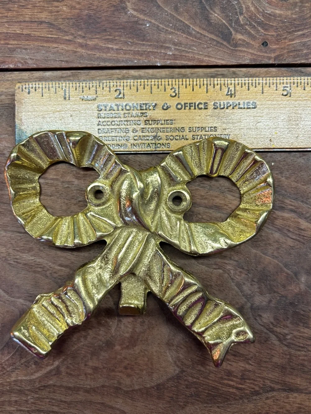 N/A brass bow